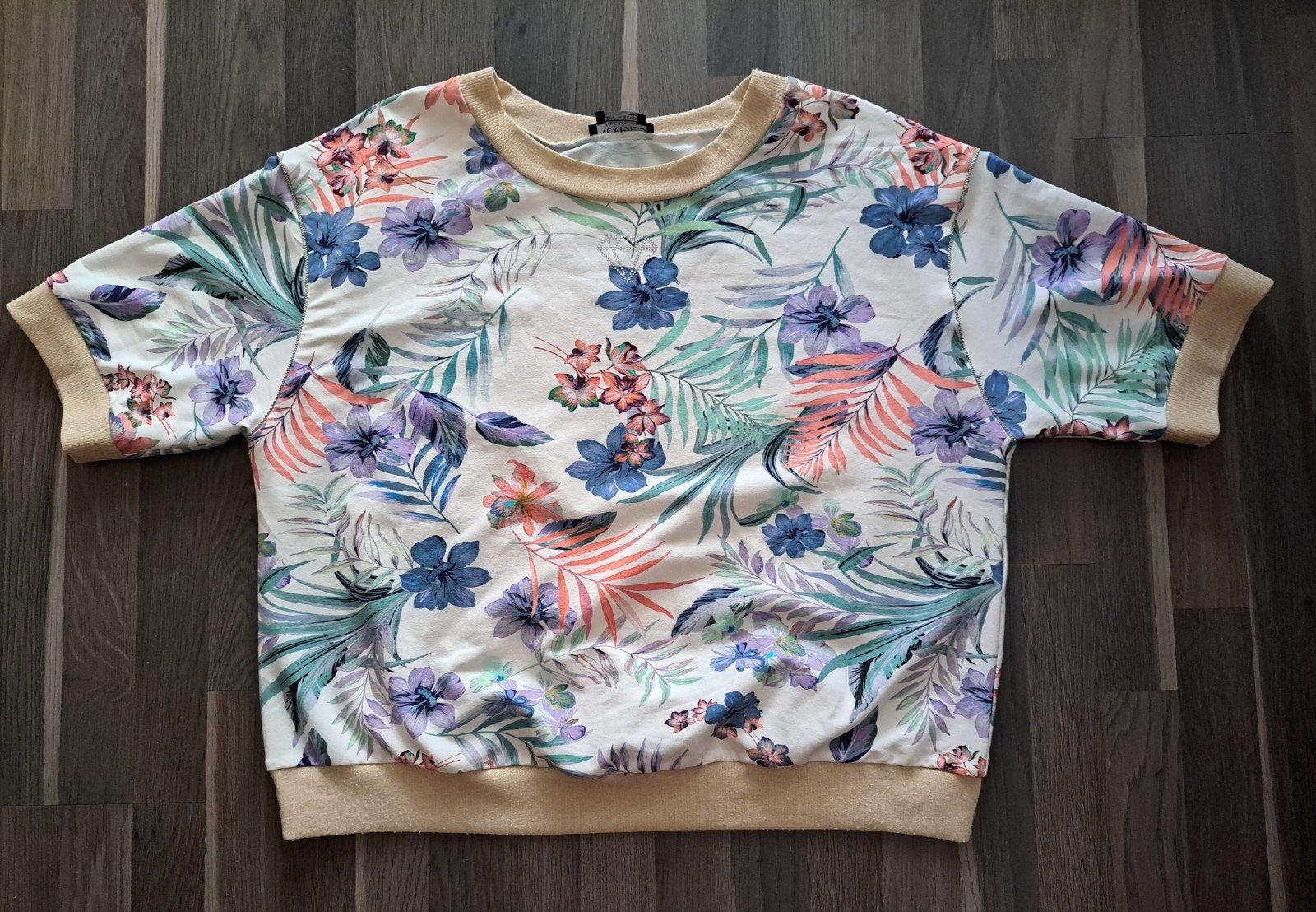 Verpass sweatshirt met bloemenprint, XXL, Verpass, Meerkleurig, Zo goed als nieuw, Shirt of Top
