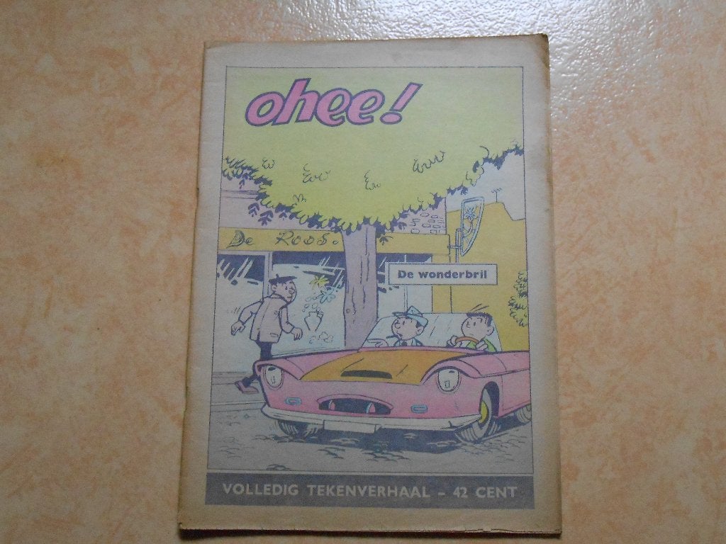 ohee 20b De wonderbril 1963 1 ste druk. Nederlandse versie., Boeken, Stripboeken, Bob Mau, Eén stripboek, Ophalen of Verzenden