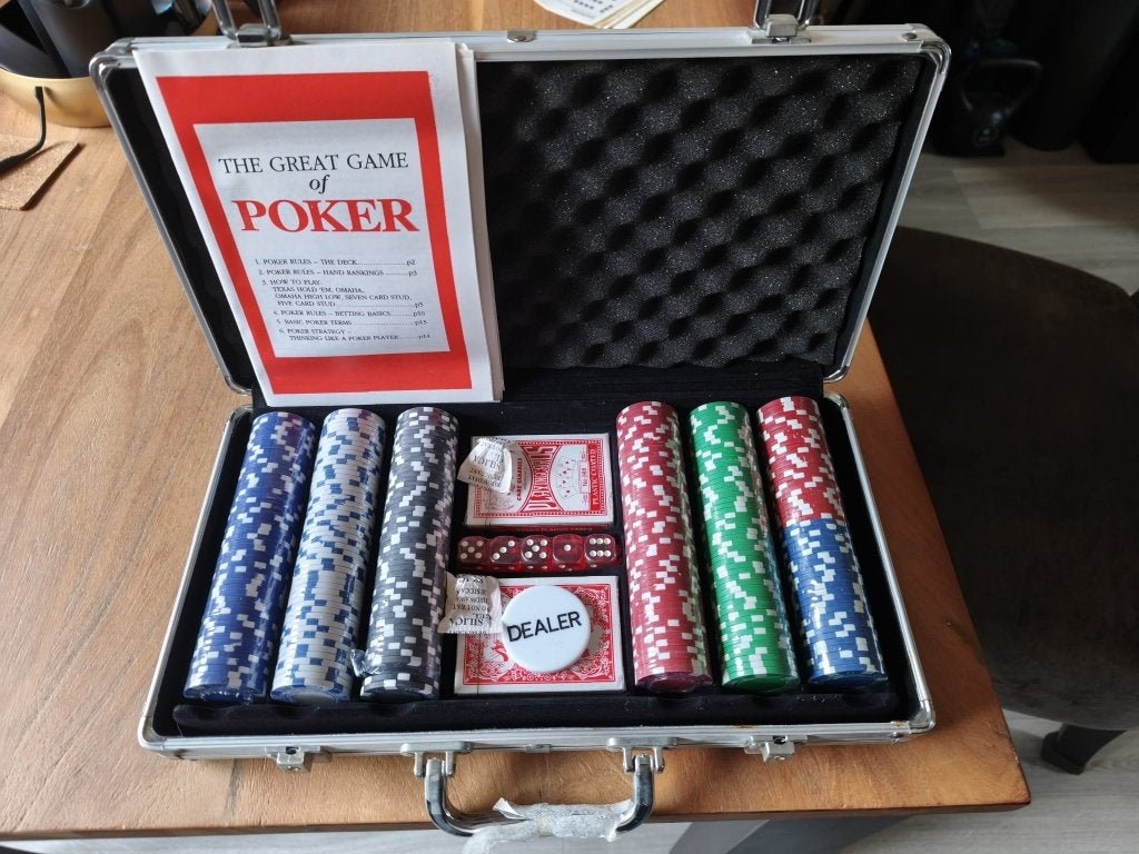 Pokerset in luxe aluminiumkoffer (nieuw), Ophalen of Verzenden, Nieuw, Diverse