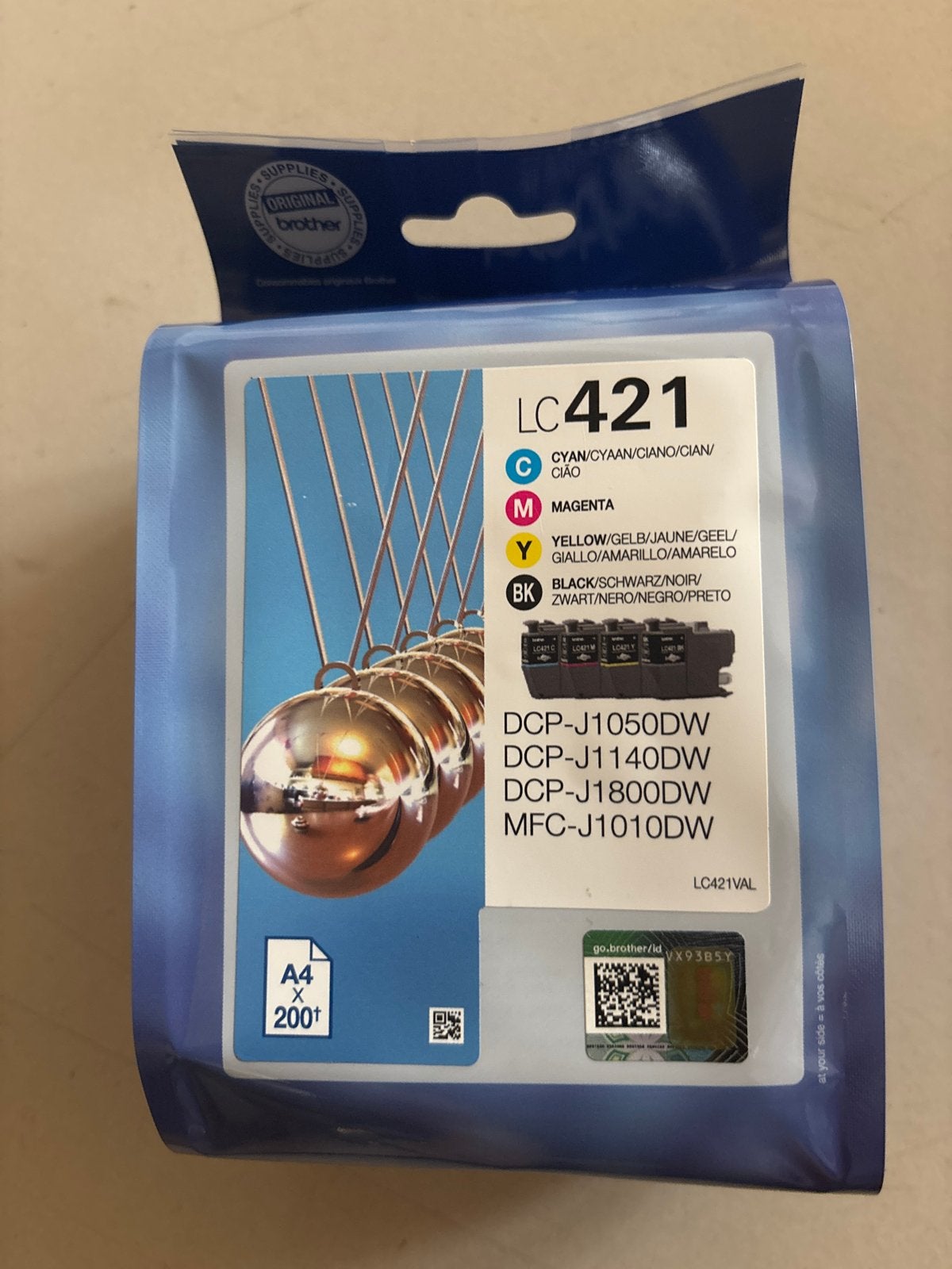 Brother LC421 Inktcartridge - Origineel - Nieuw, Ophalen of Verzenden, Nieuw, Cartridge