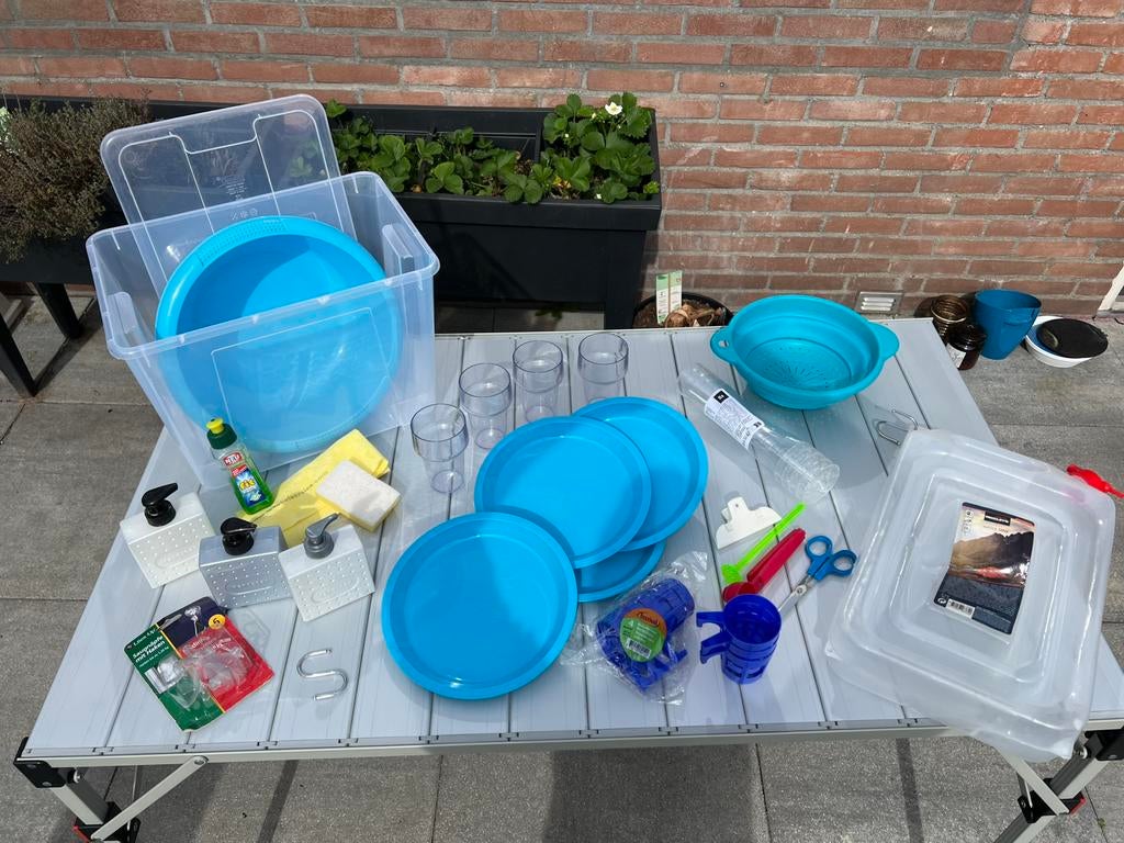 Camping-uitzetje/kampeerspulletjes, Caravans en Kamperen, Kampeeraccessoires, Ophalen, Gebruikt
