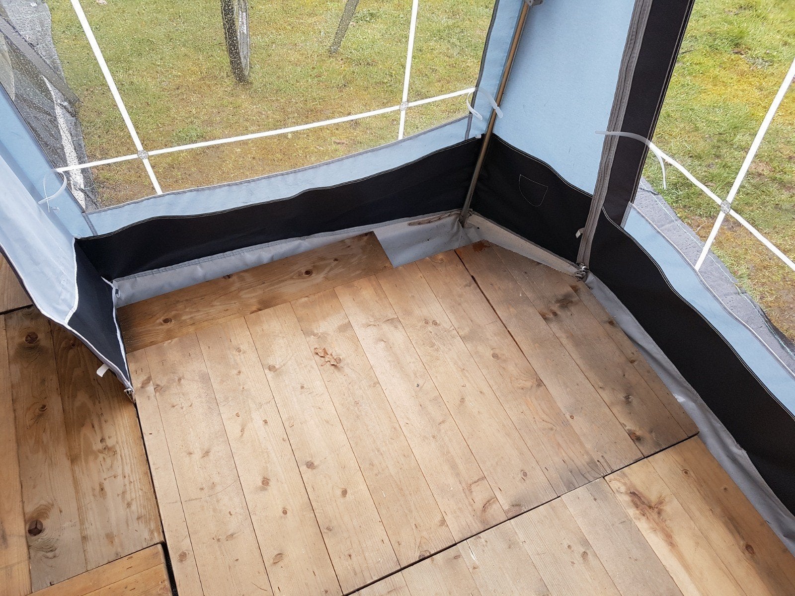 Houten vlonders / schotten / tegels 1m x 0,8m, Ophalen, Gebruikt
