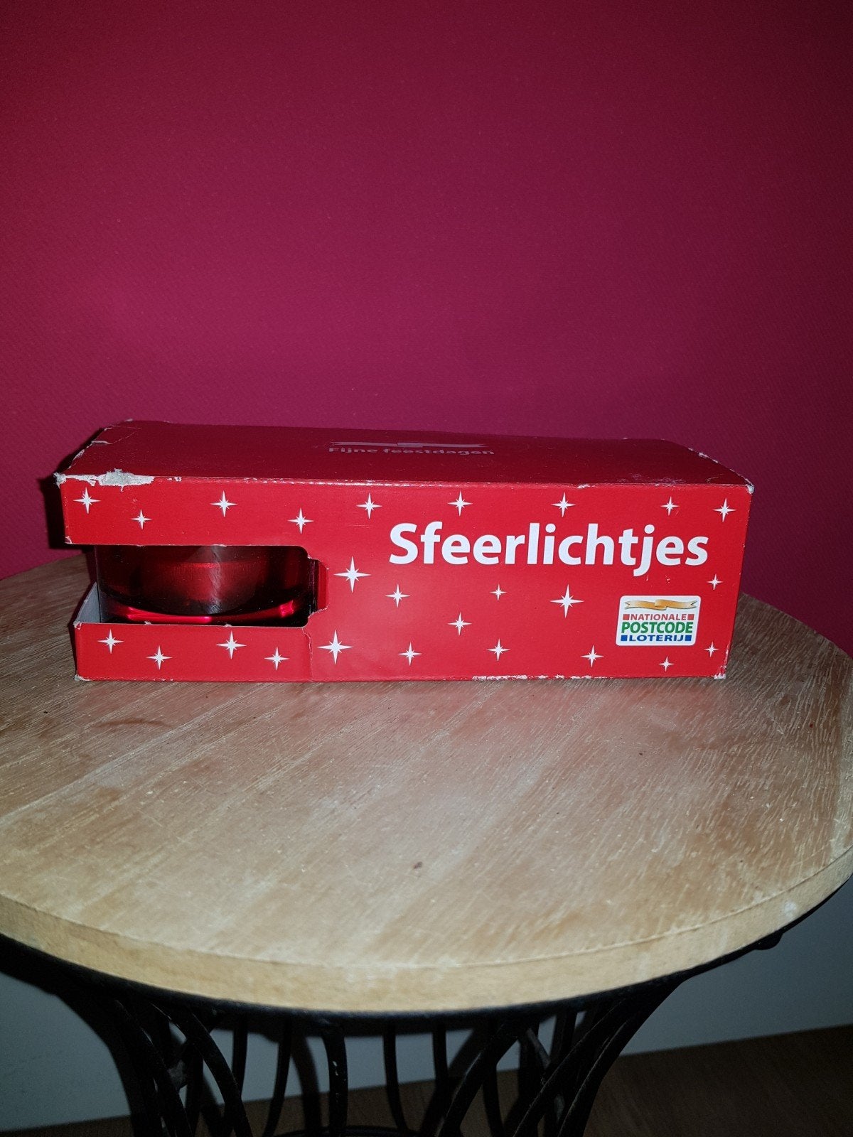 Kaarshouder (257), Ophalen of Verzenden, Rood, Overige materialen, Minder dan 25 cm