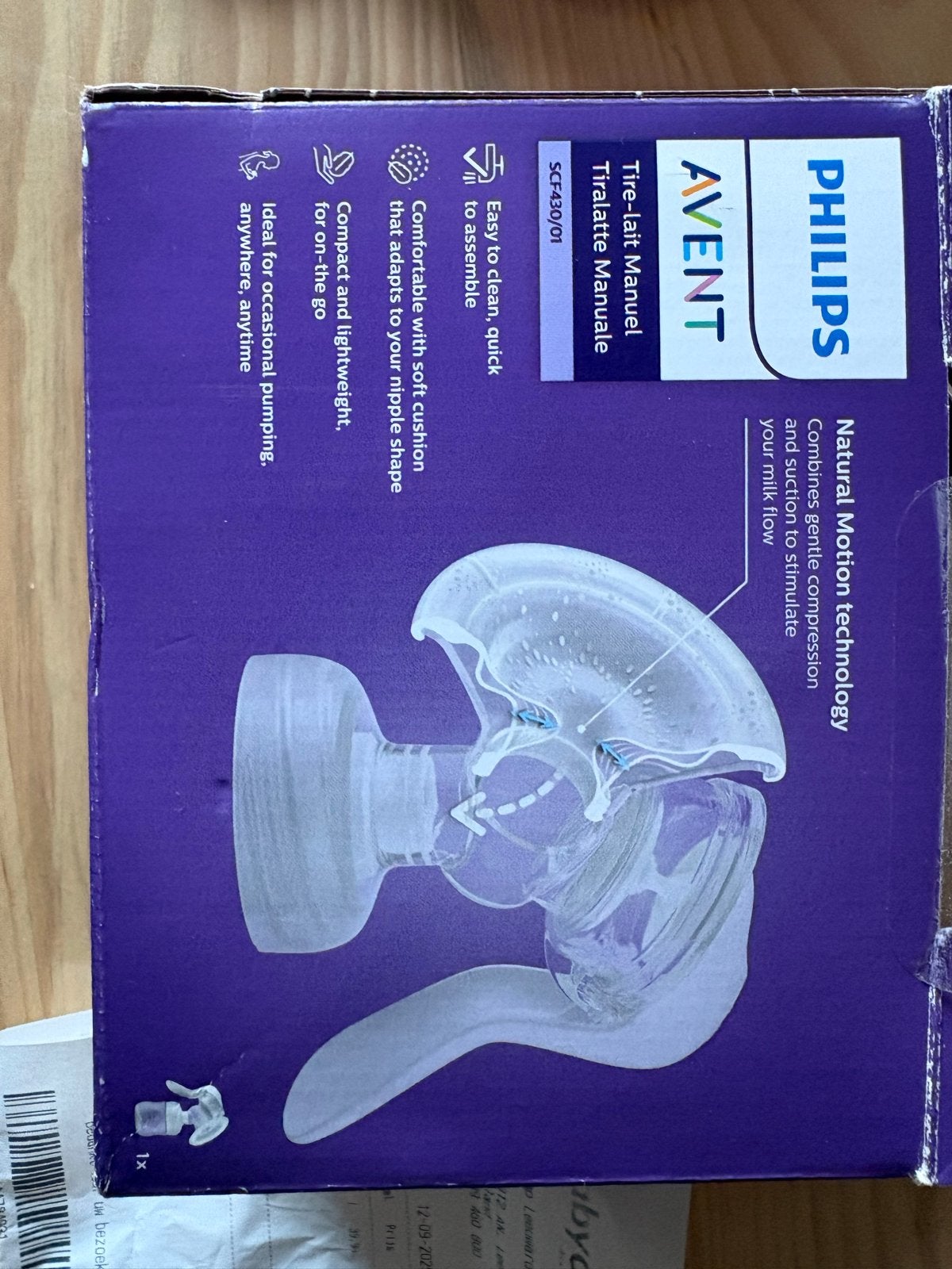 Philips Avent handkolf - ideaal voor borstvoeding, Ophalen of Verzenden, Nieuw