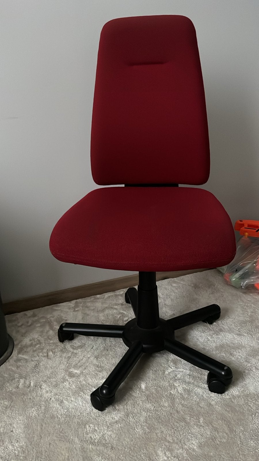 SITAG Bureaustoel - Rood, Ergonomisch gratis, Gebruikt, Ophalen of Verzenden, Bureaustoel, Rood