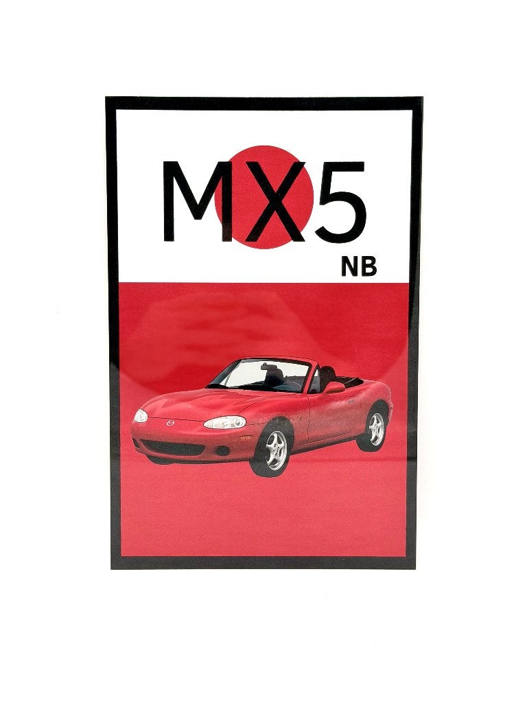 Mazda MX5 nb | 20x30cm, Verzenden, Nieuw, Reclamebord