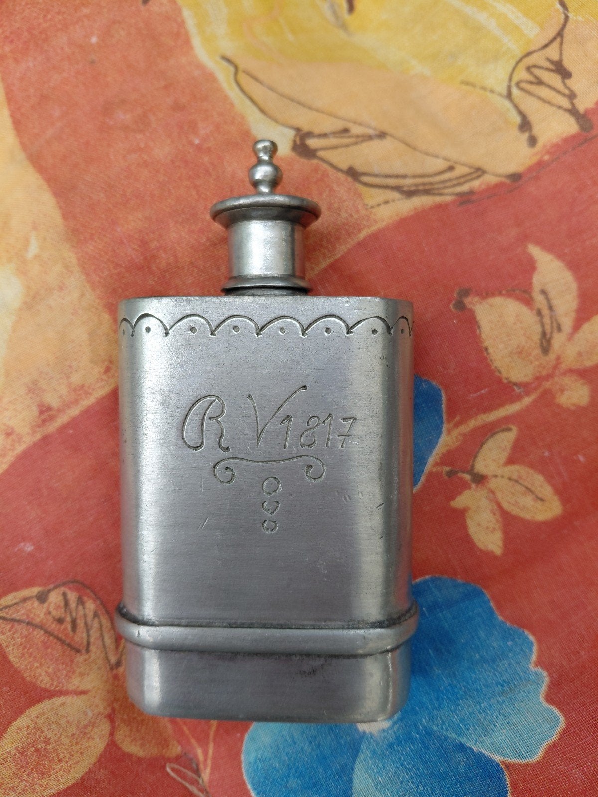 Antieke tinnen flessen uit 1875 - 95% Rein Zinn, Ophalen of Verzenden