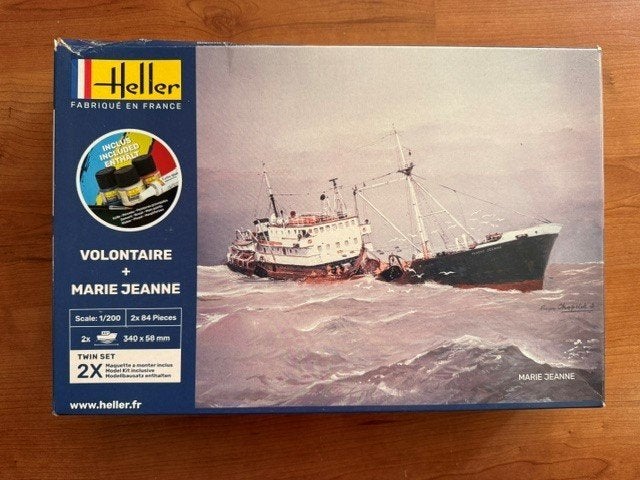 ROWASP OUTLET | Heller 1/200 85604 Volontaire + Marie Jeanne, Hobby en Vrije tijd, Modelbouw | Boten en Schepen, 1:200 of kleiner