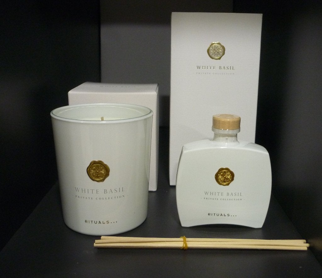 Nieuw Rituals White Basil kaars + geurstokjes, Wit, Overige typen, Nieuw, Ophalen of Verzenden