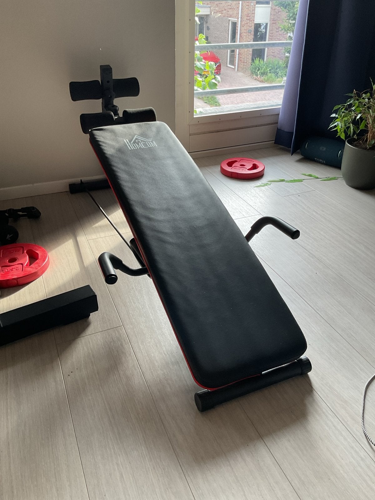 Homcom Sportbankje - Zeer Netjes, Sport en Fitness, Fitnessmaterialen, Ophalen, Zo goed als nieuw, Borst, Fitnessbank