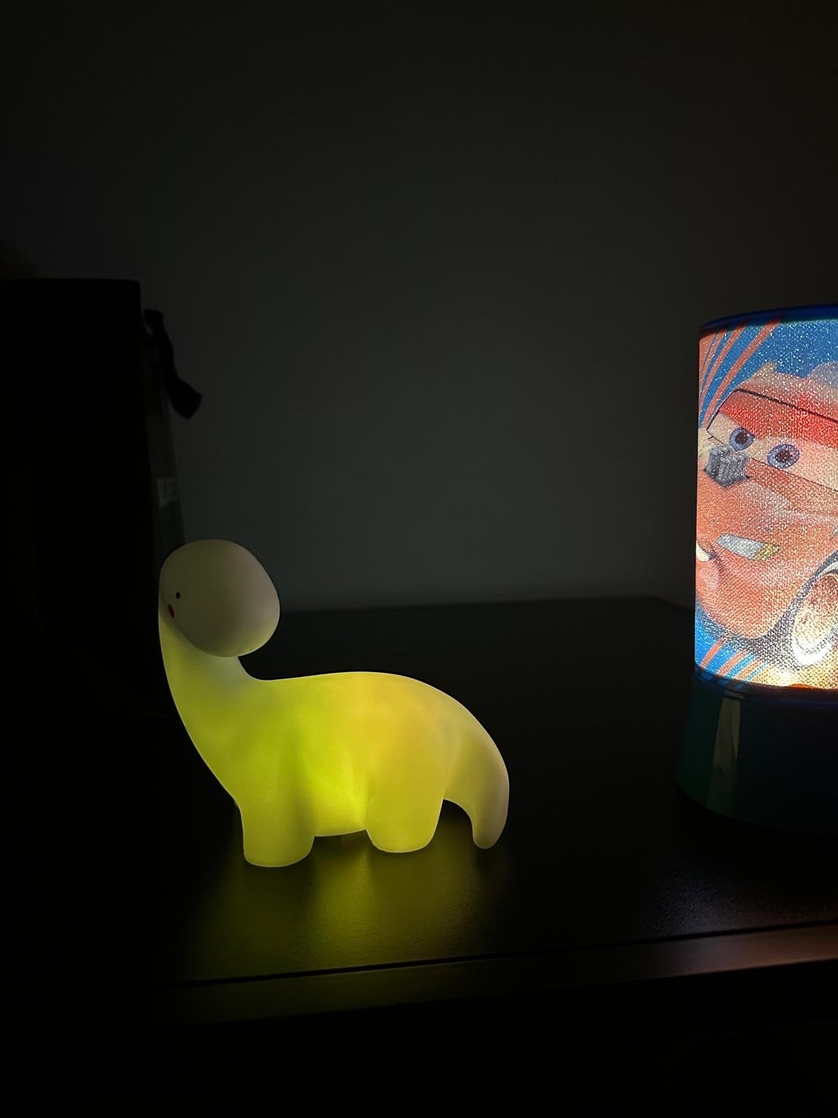 Dino nachtlampje - zacht licht voor kinderkamer, Kinderen en Baby's, Ophalen of Verzenden, Zo goed als nieuw, Overige typen