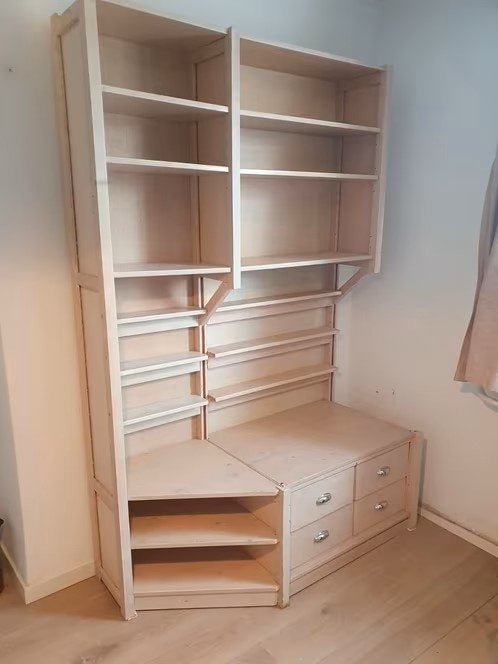 Lundia bijzondere boekenkast, Ophalen, Gebruikt, 50 tot 100 cm, Minder dan 100 cm