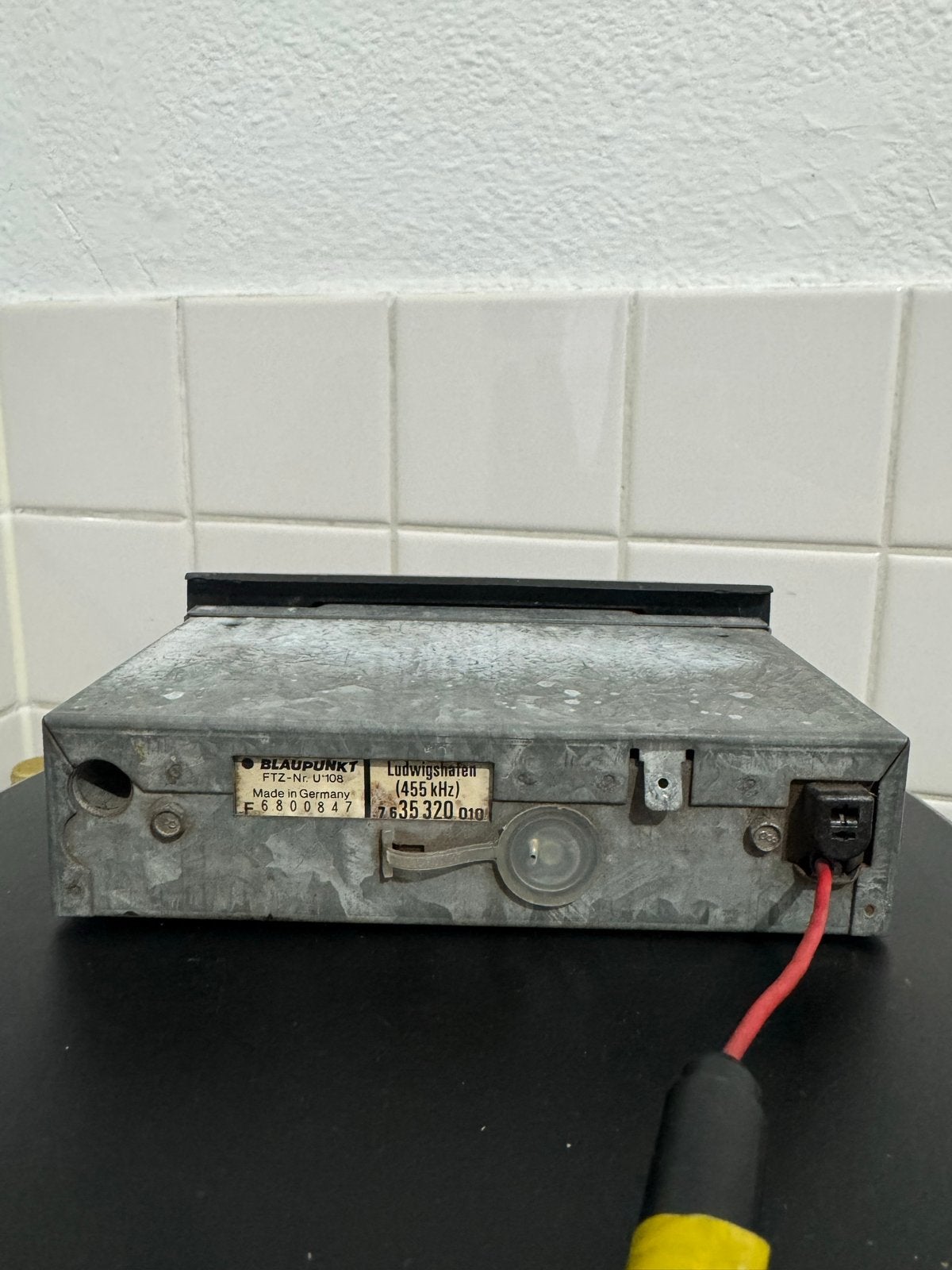 Blaupunkt FTZ nr U108 Oldtimer Autoradio - Werkt Goed, Auto diversen, Ophalen, Gebruikt
