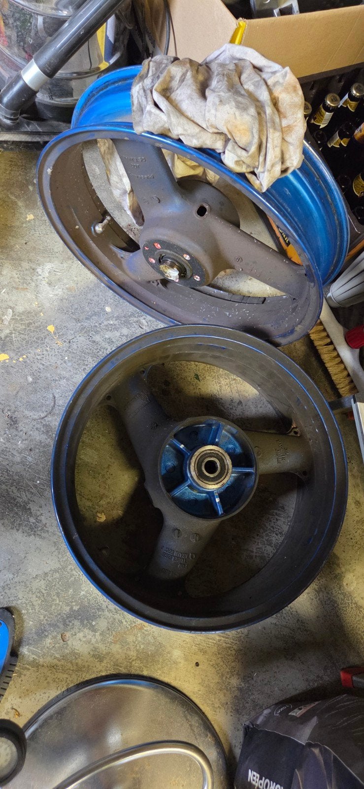 Velgenset Kawasaki ZRX1100, Motoren, Ophalen, Gebruikt