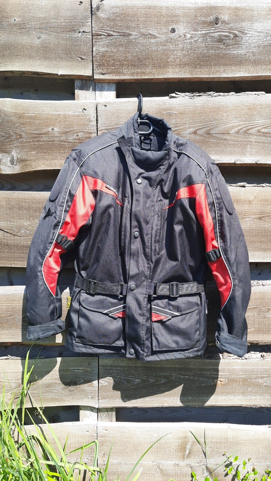 Windex Motorjas Textiel Zwart/Rood - Maat L, Motoren, Ophalen, Jas | textiel, Heren, Windex