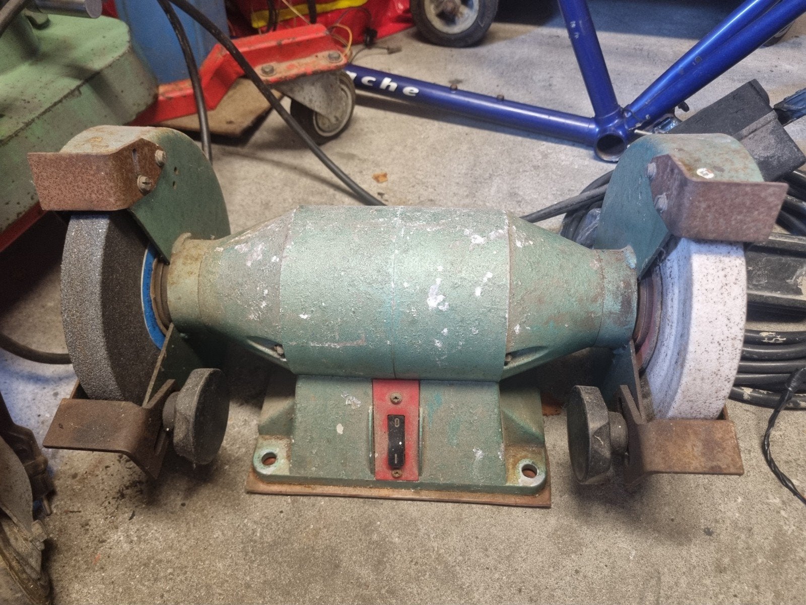 VEB Galvanotechnik Slijpmachine 230v., Ophalen, Minder dan 700 watt, Werkbankslijpmachine