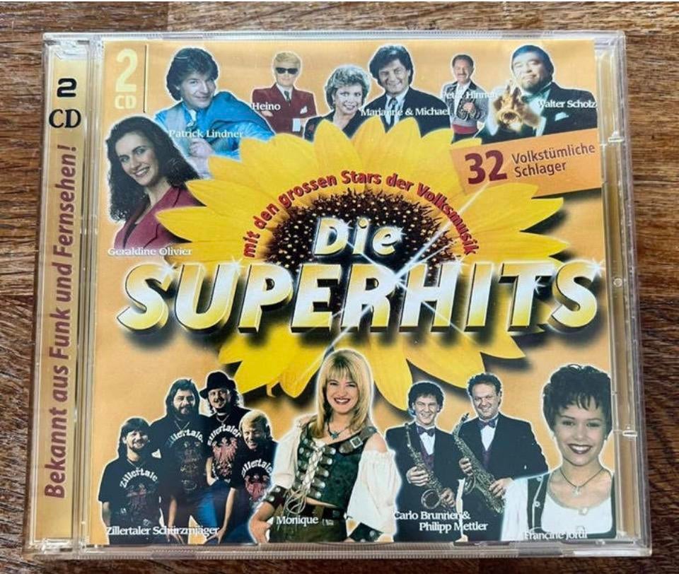 CD Die Superhits 32 Volkstumliche Schlager dubbel CD, Ophalen of Verzenden, Zo goed als nieuw