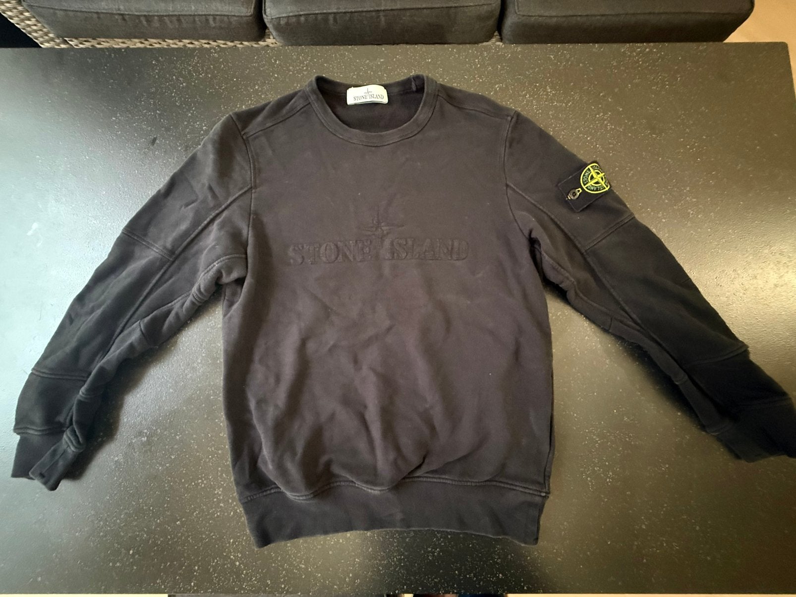 Stone Island trui Maat S orgineel, Ophalen, Zo goed als nieuw, Maat 46 (S) of kleiner, Zwart