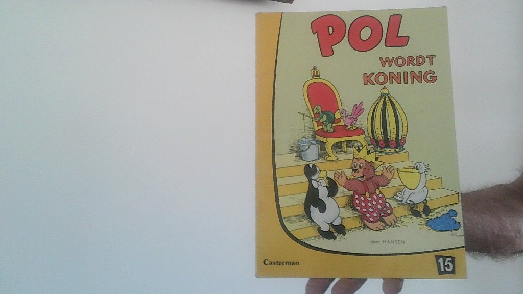 pol 15 pol word koning   casterman 1967, Eén stripboek, Ophalen of Verzenden, Zo goed als nieuw