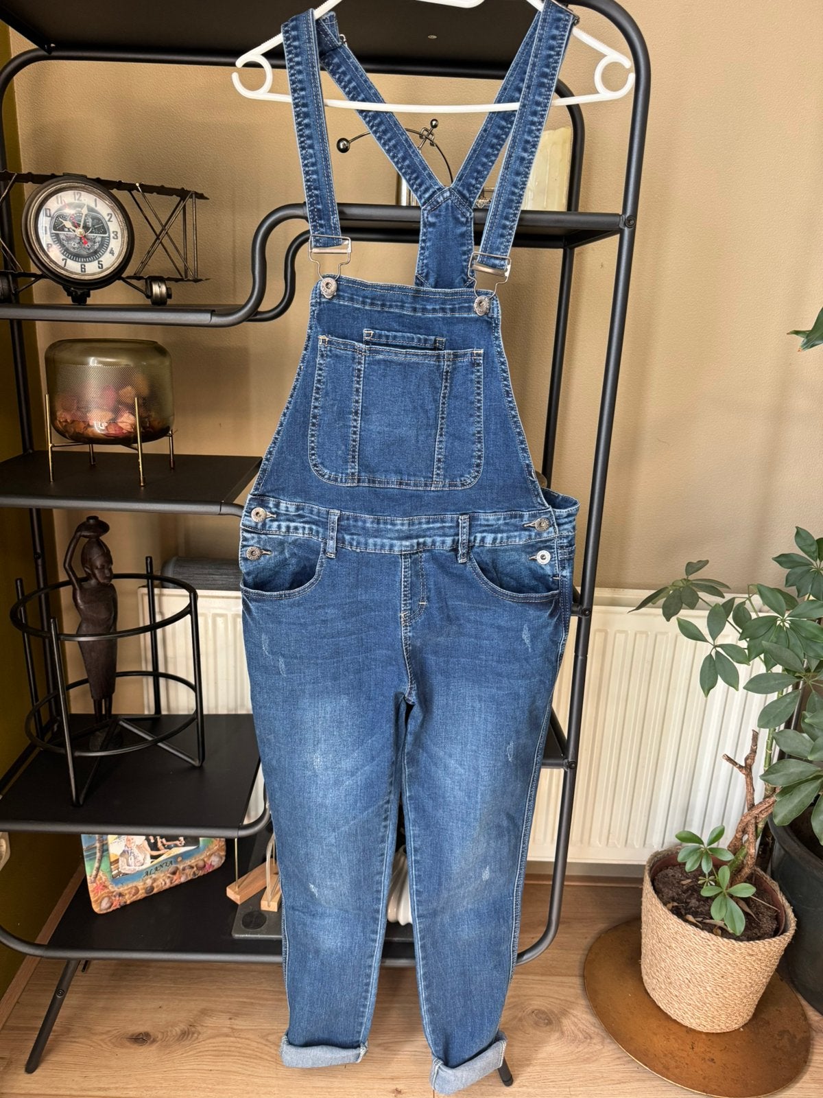 Dames jeans tuinbroek maat 40(L) Realty, Ophalen of Verzenden, Zo goed als nieuw, Maat 38/40 (M), Blauw