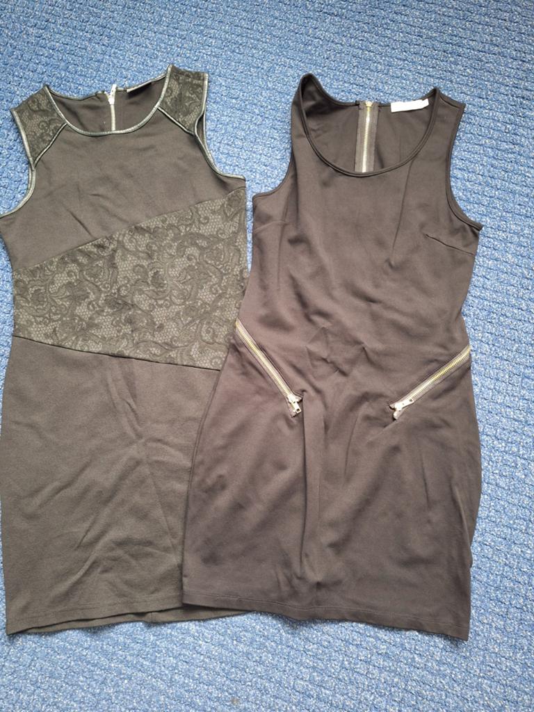 2 zwarte mouwloze jurkjes, Kleding | Dames, Jurken, Maat 38/40 (M), Zwart, Ophalen of Verzenden, Zo goed als nieuw