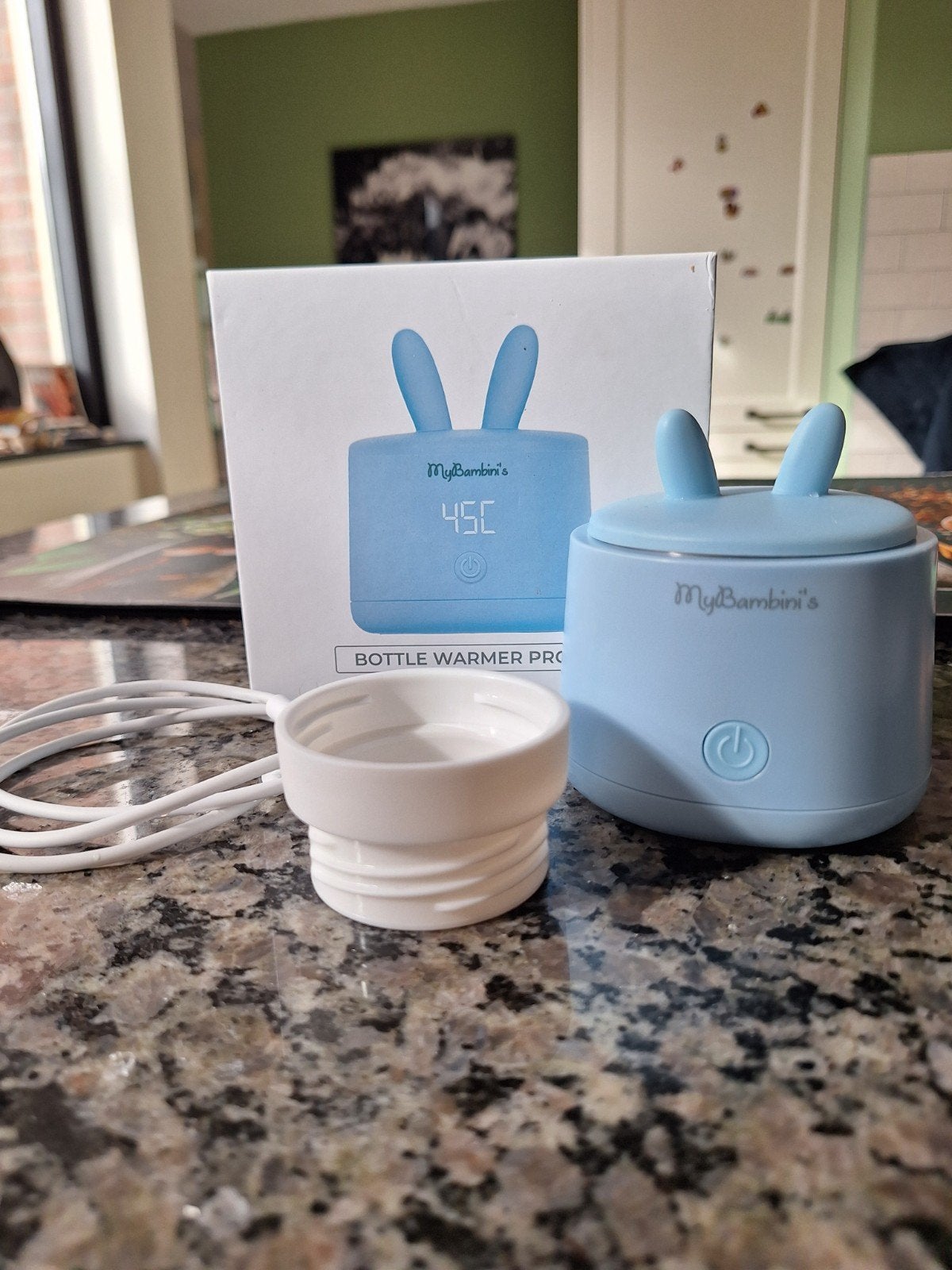 MyBambini's Bottle Warmer Pro - Dr0aadloze Flessenwarmer, Ophalen of Verzenden, Zo goed als nieuw, Flessen- of potjesverwarmer