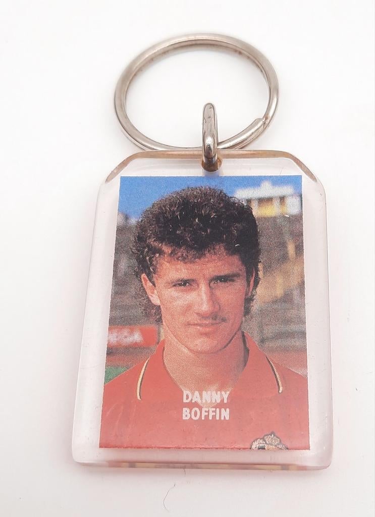 Vintage Makro Voetballer Danny Boffin Sleutelhanger, Verzamelen, Sleutelhangers, Gebruikt, Sport, Ophalen of Verzenden