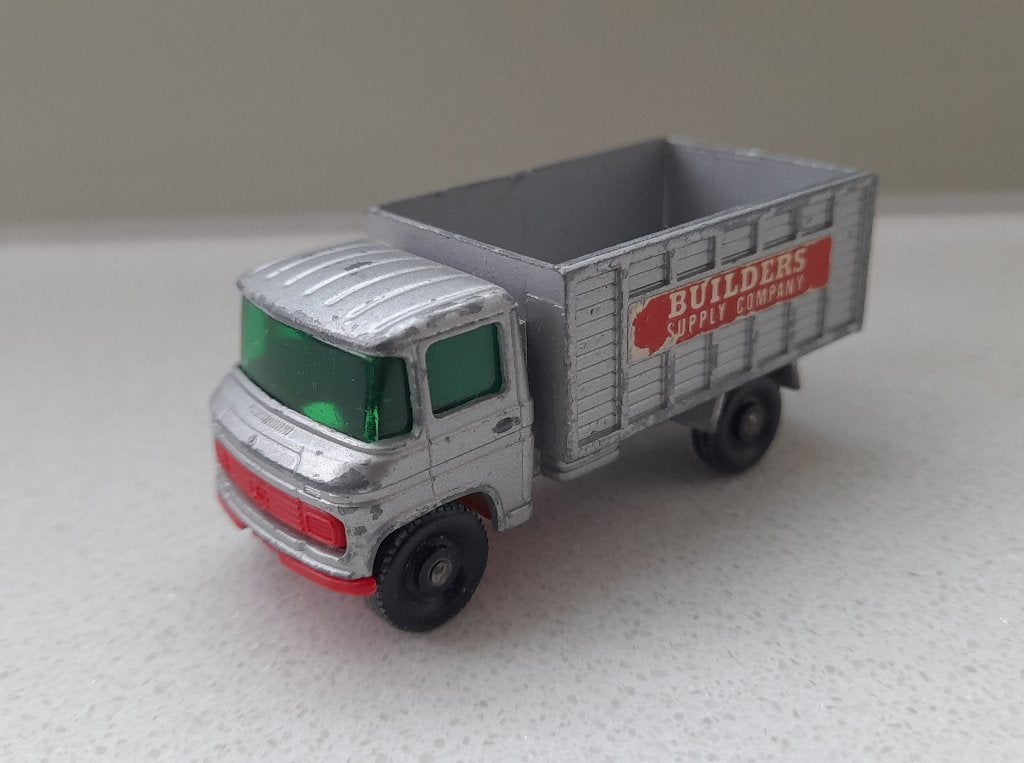 Mercedes Benz Matchbox Scaffolding Truck 1969 goede staat, Ophalen, Gebruikt, Bus of Vrachtwagen