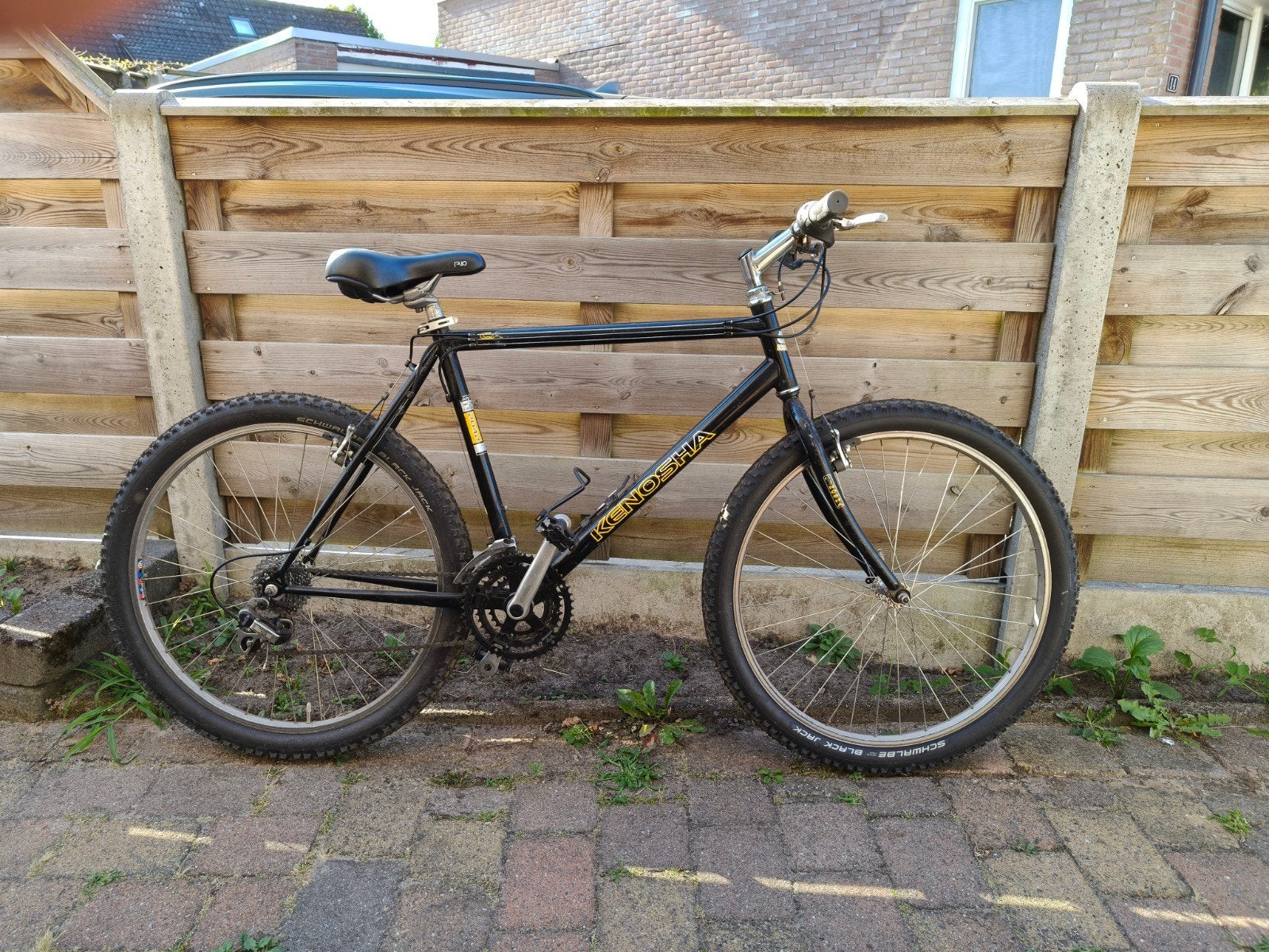 Kenosha Mountainbike - Zwart, Goede Staat, Fietsen en Brommers, Gebruikt, Velgrem, Dames, Geen vering