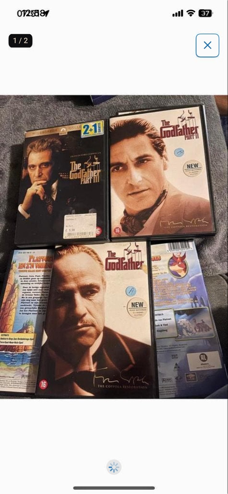 The Godfather Trilogie - DVD Boxset, Maffia en Misdaad, Vanaf 16 jaar, Nederlands, Ophalen of Verzenden