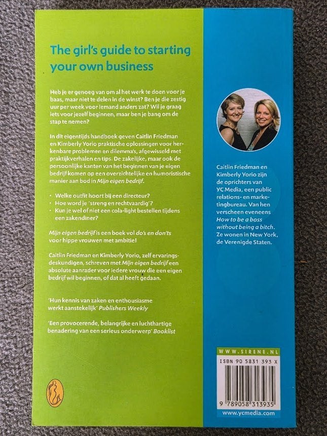 Mijn eigen bedrijf - Caitlin Friedman & Kimberly Yorio, Gelezen, K. Yorio, Ophalen of Verzenden, Management