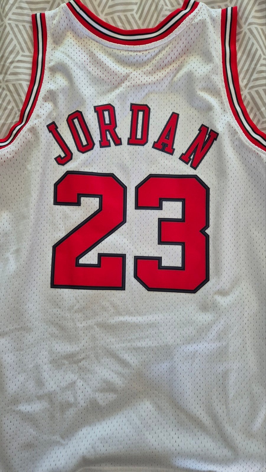 Mitchell & Ness Michael Jordan Bulls 1997-98 Jersey, Mitchell & Ness, Wit, Nieuw, Overige maten