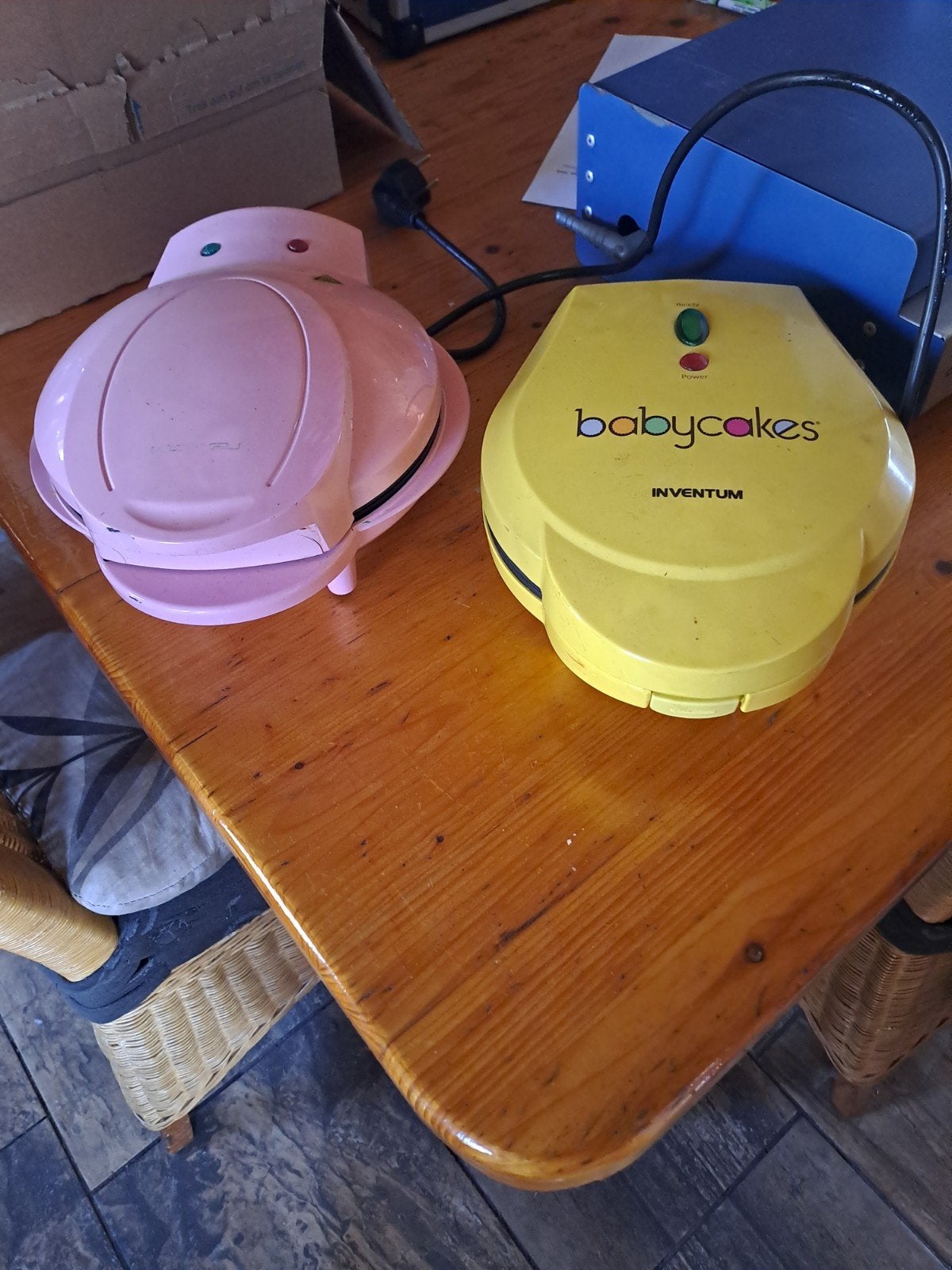 Poffertjes machine & mini donuts wafelijzer, Ophalen, Gebruikt