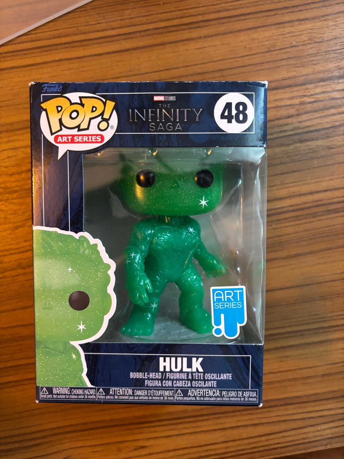 Funko Pop! Art Series Marvel The Infinity Saga Hulk #48, Ophalen of Verzenden, Zo goed als nieuw