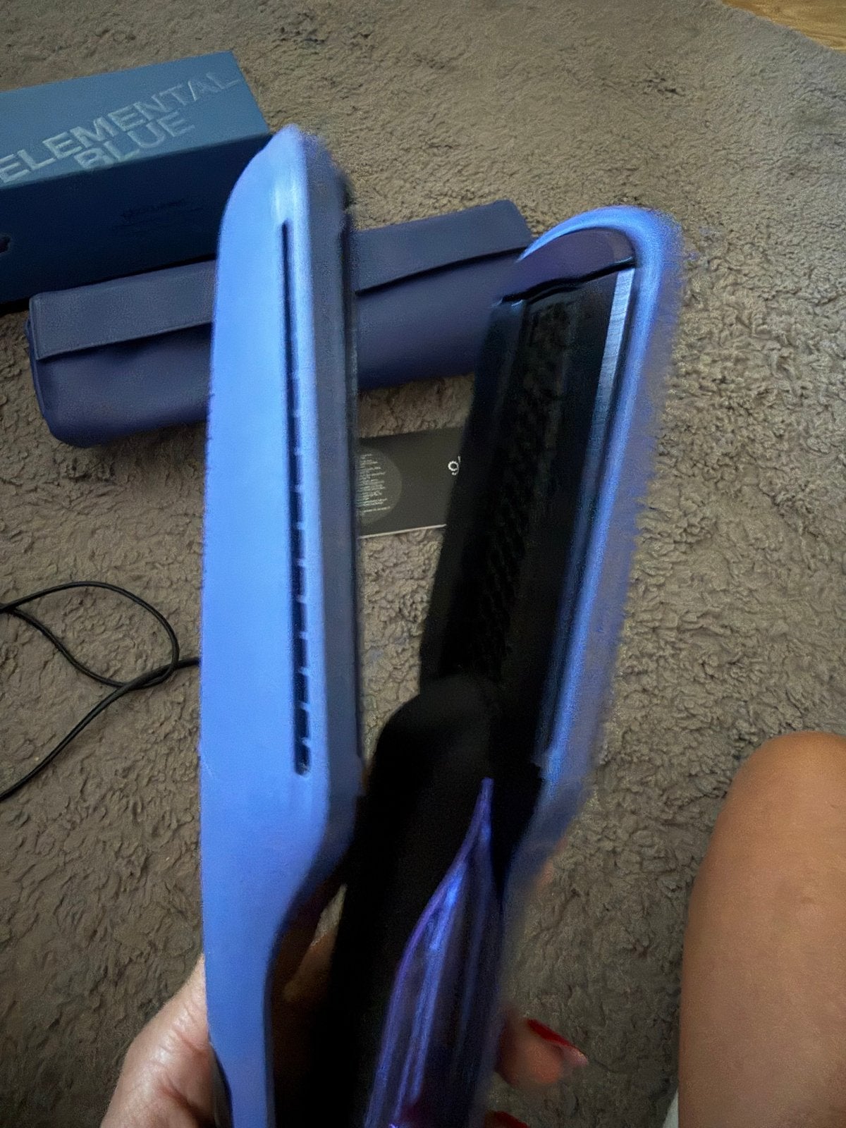 GHD Duet Style Elemental Blue 2-in-1 Hot Air Styler, Ophalen of Verzenden, Zo goed als nieuw, Haarverzorging