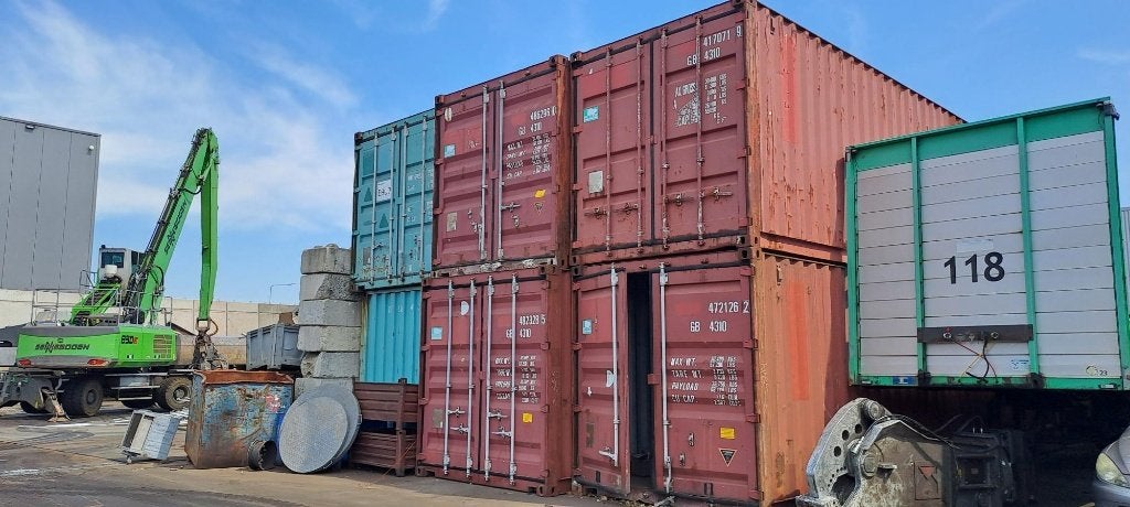 Te koop zeecontainer 40 voets (12 m), Ophalen