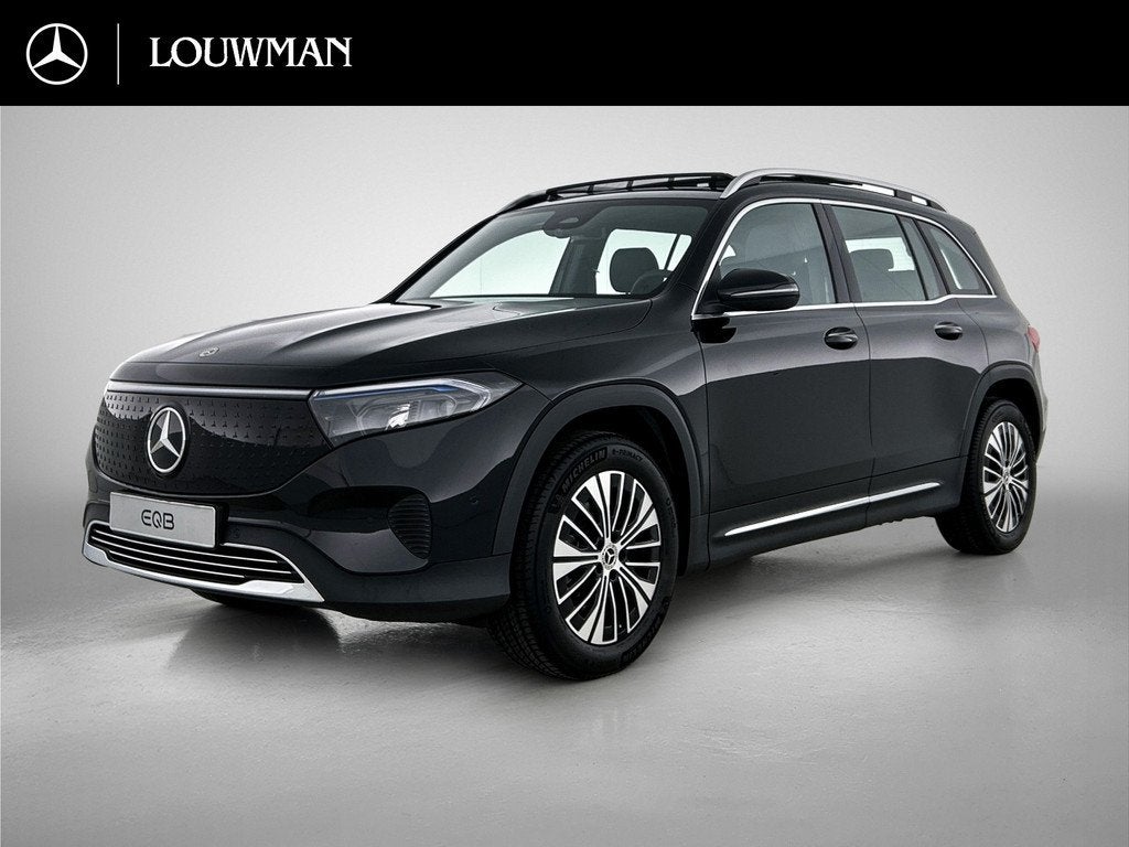 Mercedes-Benz EQB 250+ Business Solution Luxury 71 kWh | Pan, Auto's, Mercedes-Benz, 2005 kg, 190 pk, Leder en Stof, Zwart