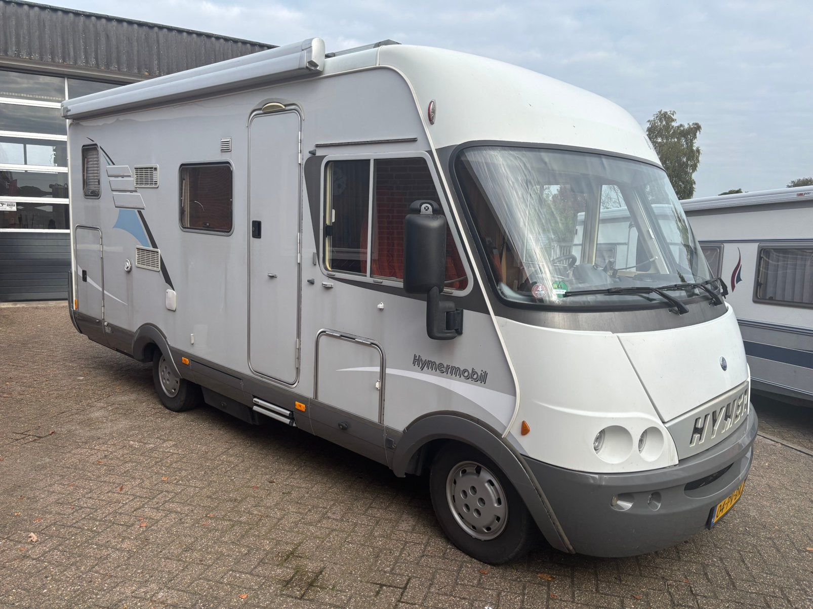 FIAT HYMER B 524 | AIRCO | LUIFEL | FIETSENDRAGER
