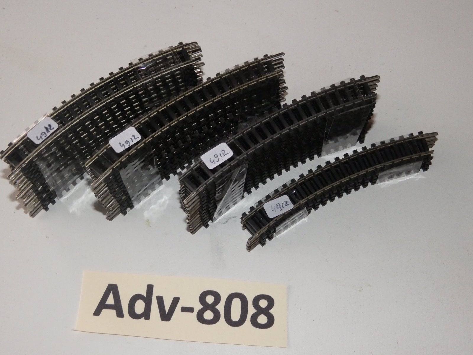 Adv-808 N Spoor Gebogen Rails 14912 Minitrix, Gebruikt, Gelijkstroom, Trix, Rails