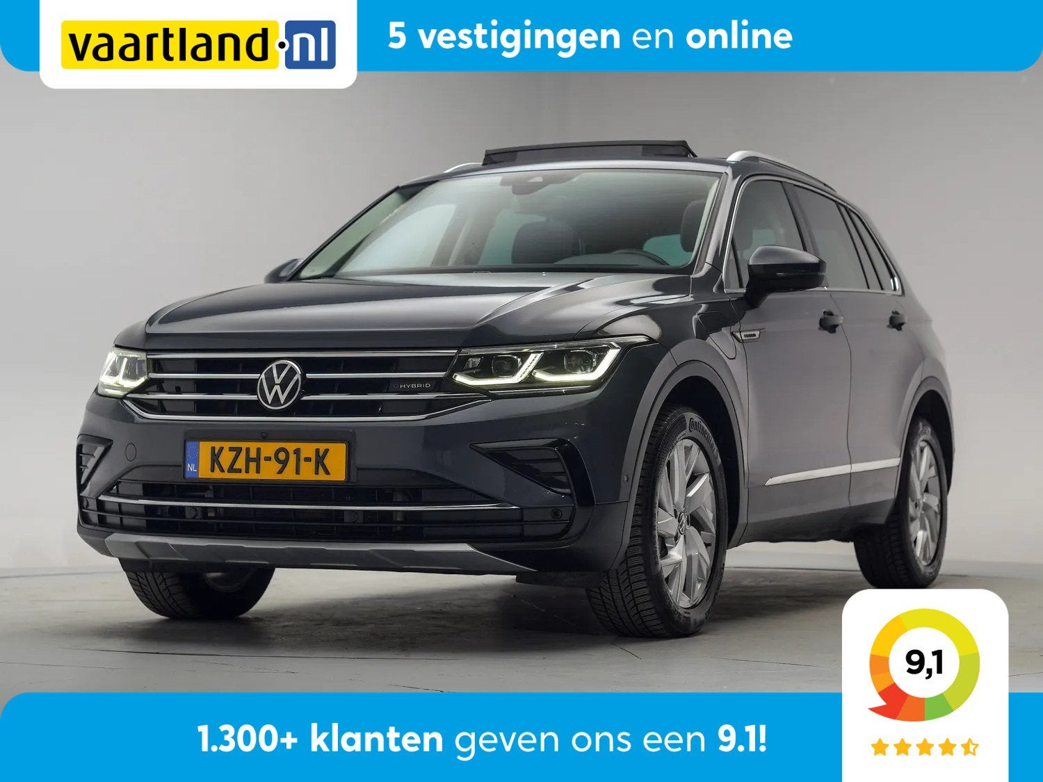 Volkswagen Tiguan 1.4 e-HYBRID Elegance [ Panoramadak Virtua, Auto's, Automaat, 1716 kg, 4 cilinders, 59 km/l