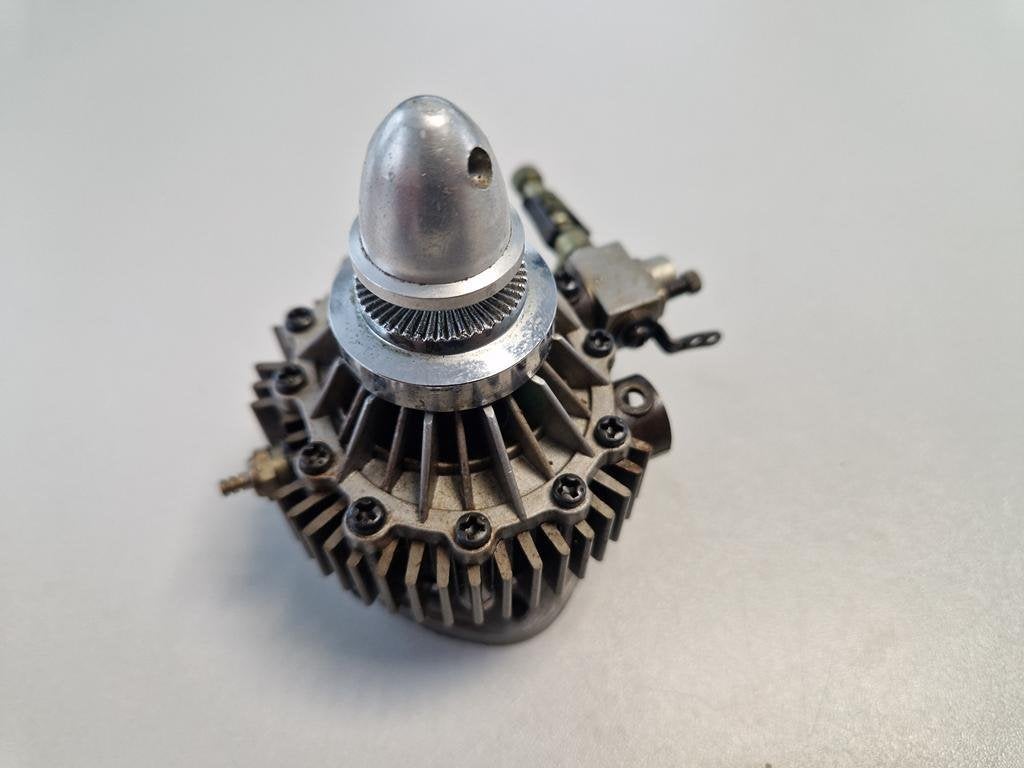 Vintage Graupner / O.S. Max NSU Wankelmotor Typ 1-49 -4.9ccm, Wankel, Ophalen of Verzenden, Zo goed als nieuw, Onderdeel