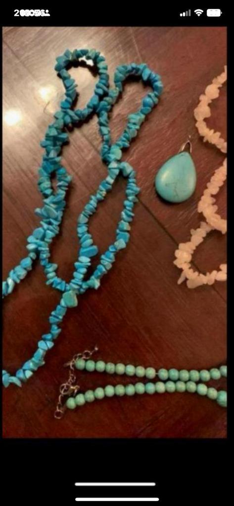 Edelsteen ketting  ps 10€, Ophalen of Verzenden, Nieuw