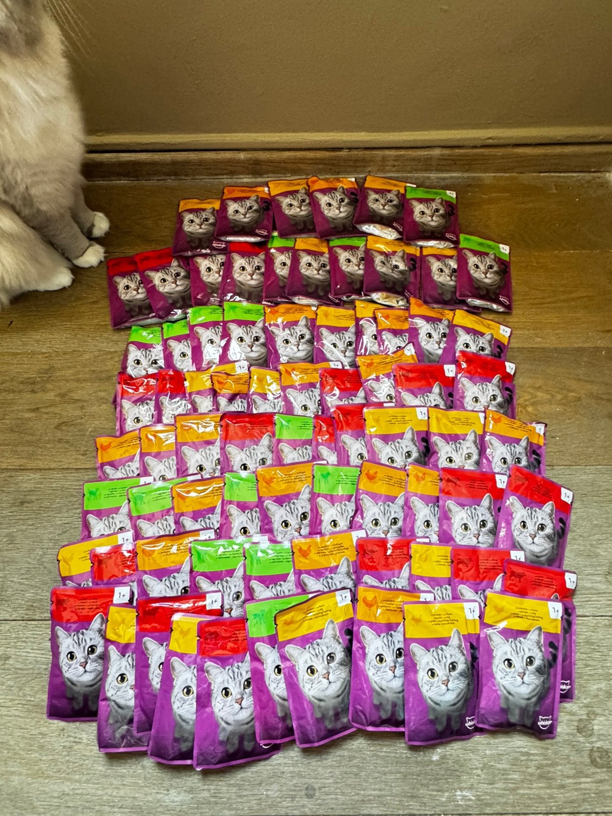 76 pcs whiskas wet food, Dieren en Toebehoren, Ophalen of Verzenden