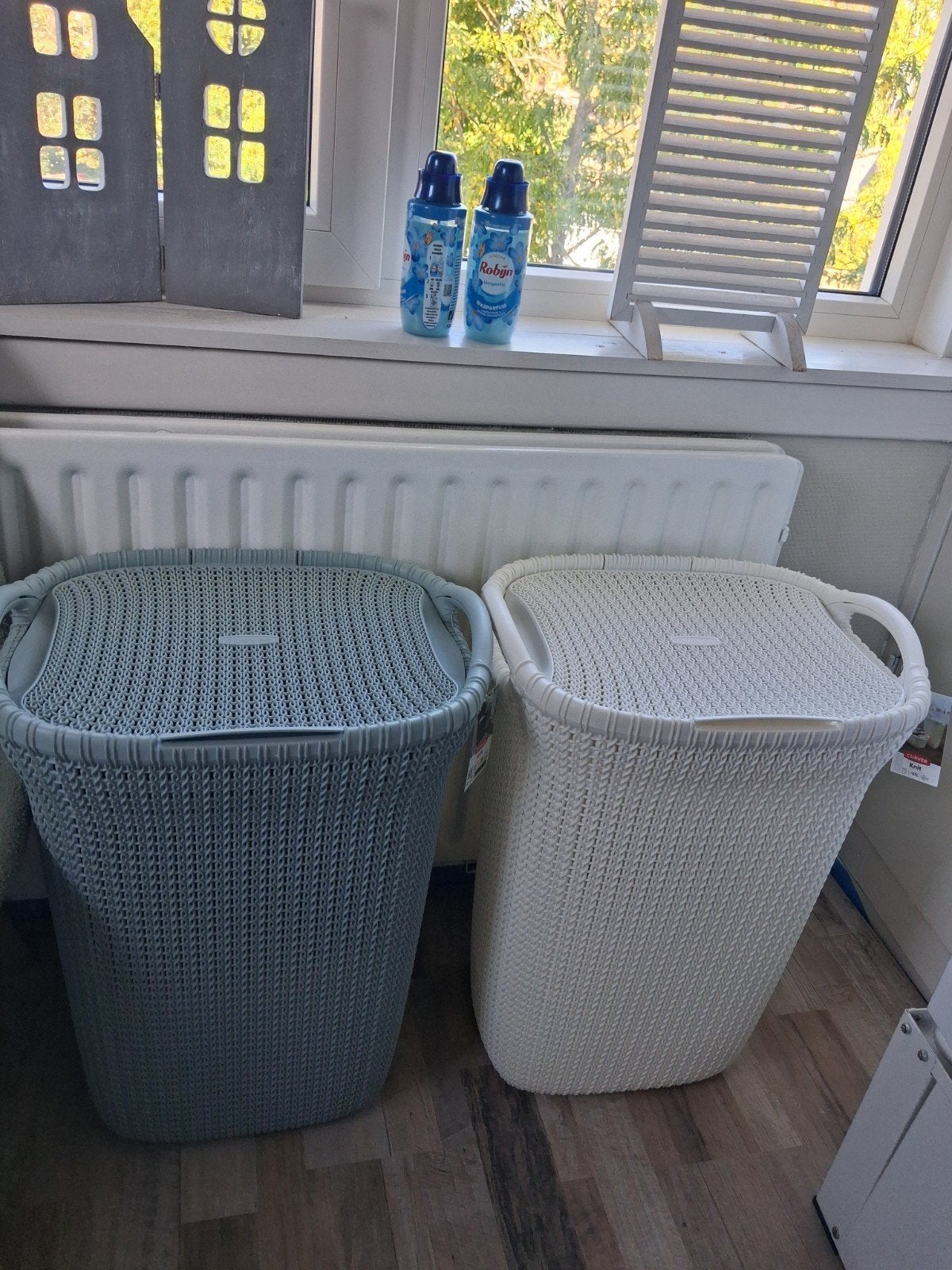 2 mooie curver was boxen ,wasmanden opbergmanden, Huis en Inrichting, Ophalen, Nieuw, Grijs