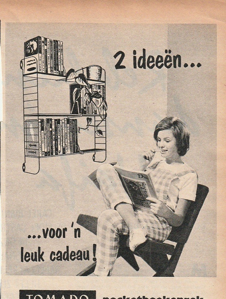 retro reclame 1960 Tomado wandrek leuk cadeau idee, Verzenden, Overige typen