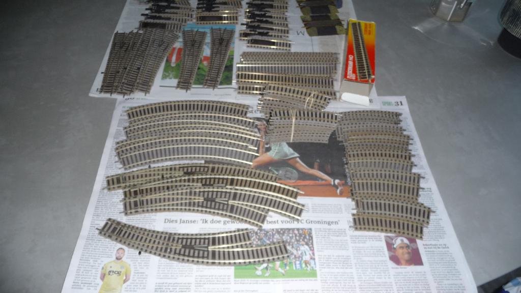 Fleischmann Profi 92 stuks, Hobby en Vrije tijd, Modeltreinen | H0, Gebruikt, Gelijkstroom, Fleischmann, Rails