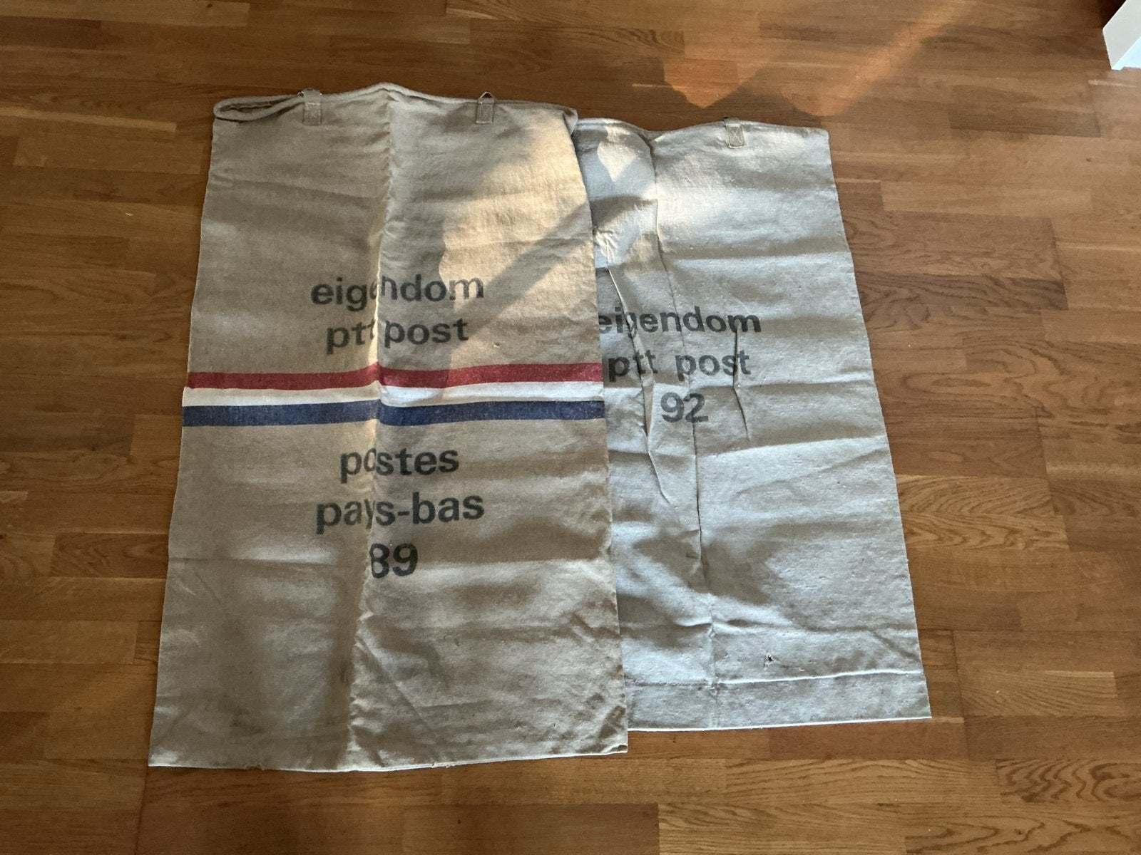2 Grote Vintage PTT Postzakken - Decoratief & Uniek, Ophalen of Verzenden, Gebruikt