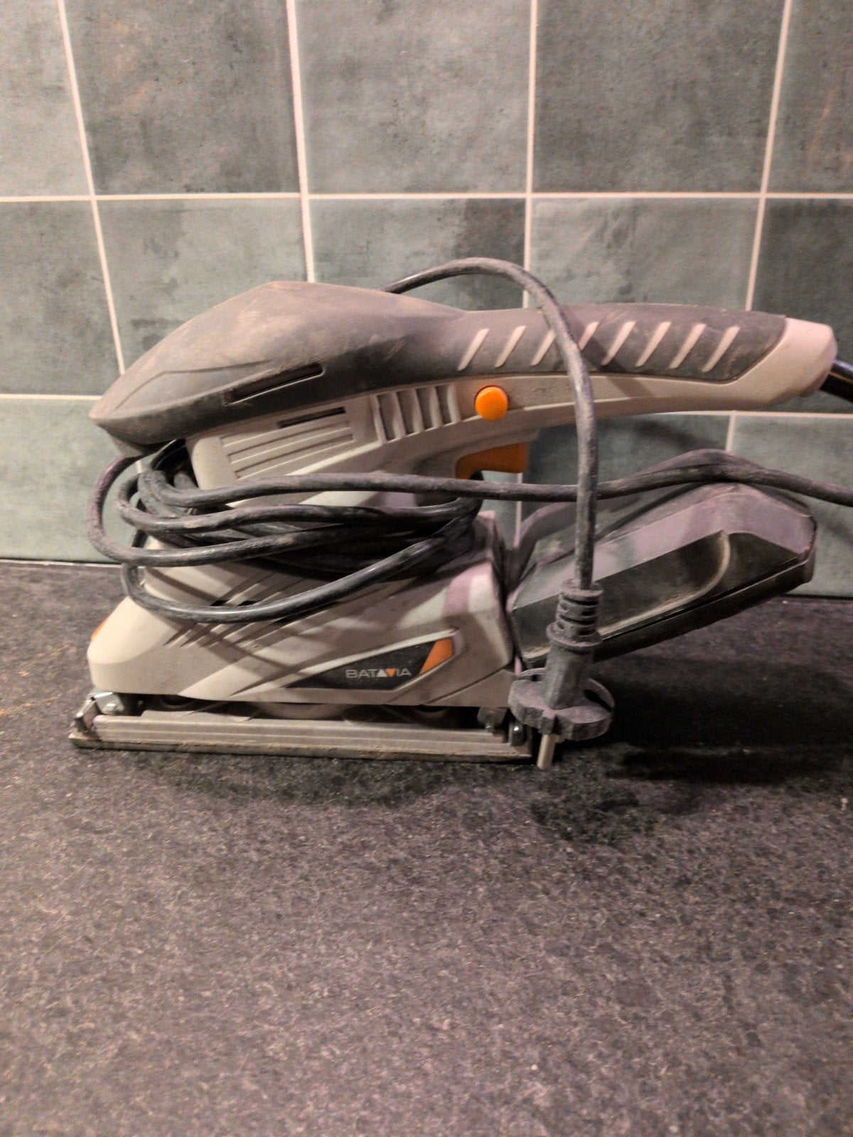 Batavia Vlakschuurmachine 250W - BT-FS002, Ophalen of Verzenden, Gebruikt, Minder dan 600 watt, Vlakschuurmachine