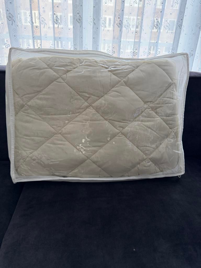Nieuw 1 persoonsdeken van 100% wol van Schaapmaatje, Jongetje of Meisje, Beige, Nieuw, Ophalen of Verzenden