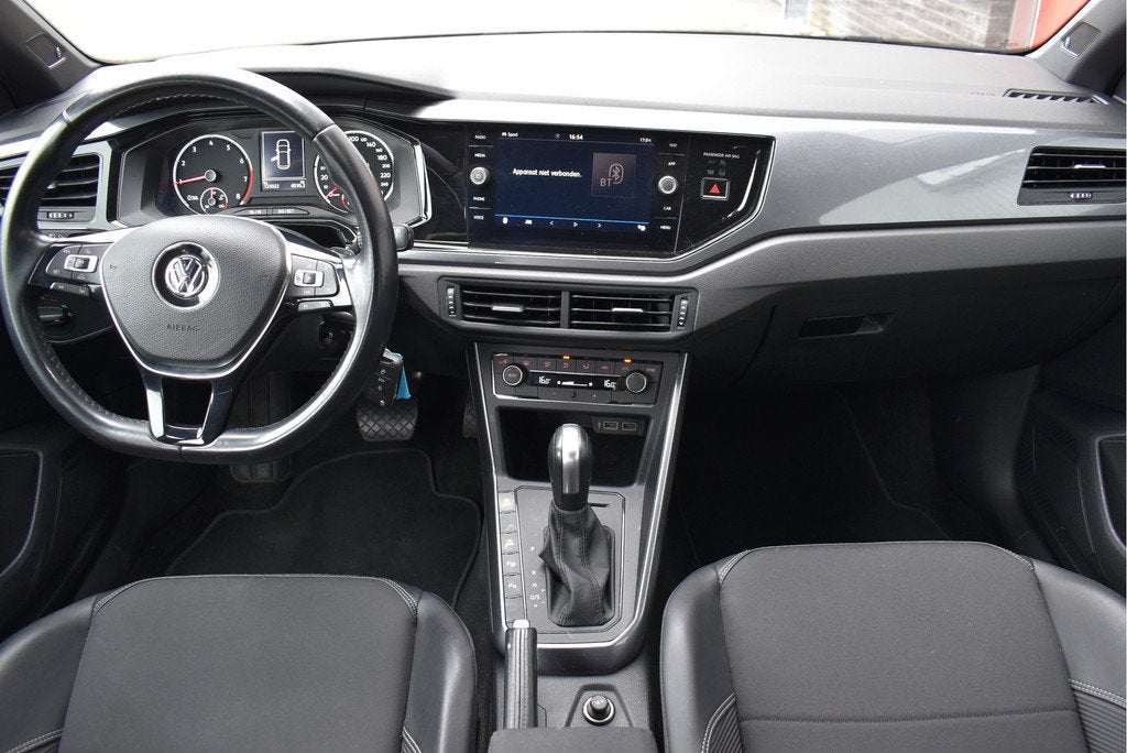 Volkswagen Polo 1.0 TSI R-line Automaat! Origineel NL Beats,, Stof, Gebruikt, Euro 6, Origineel Nederlands